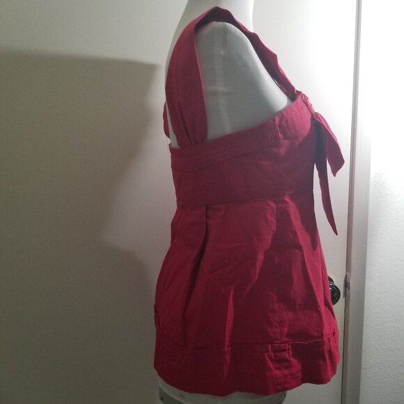 Marc Jacobs Red Shirt with side bow, size 4 - Picture 2 of 13